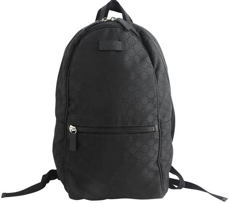 gucci gg supreme pattern backpack - black|gucci guccissima slim backpack.